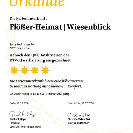 Appartamento Floesser-heimat Wiesenblick Baiersbronn